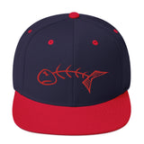 Fish Bones RED Snapback
