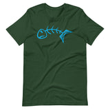 Fish Bones T-Shirt TEAL