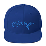 Fish Bones TEAL Snapback
