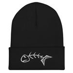 Fish Bones BLK Beanie