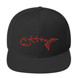 Fish Bones RED Snapback